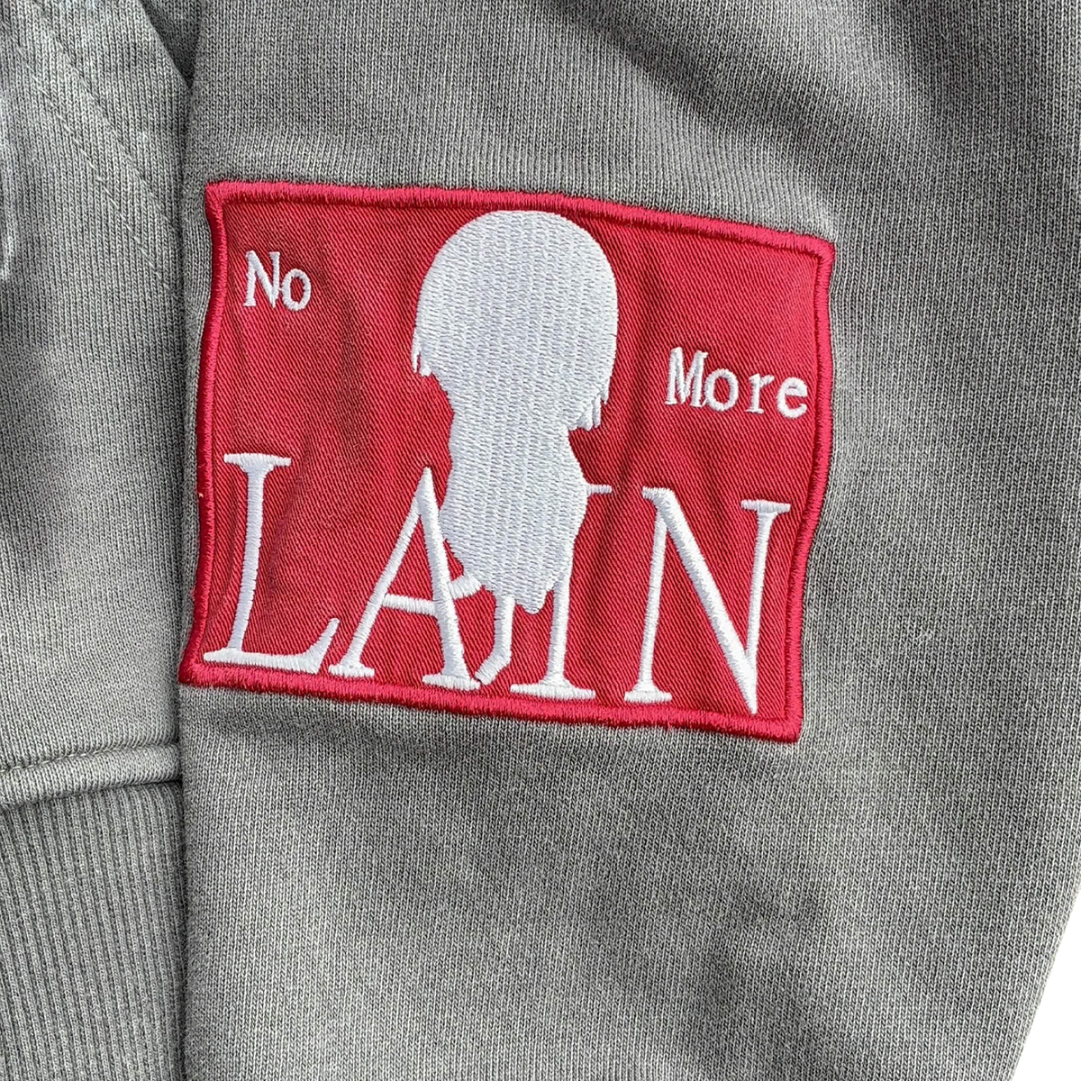 NO MORE LAIN GREY HOODIE
